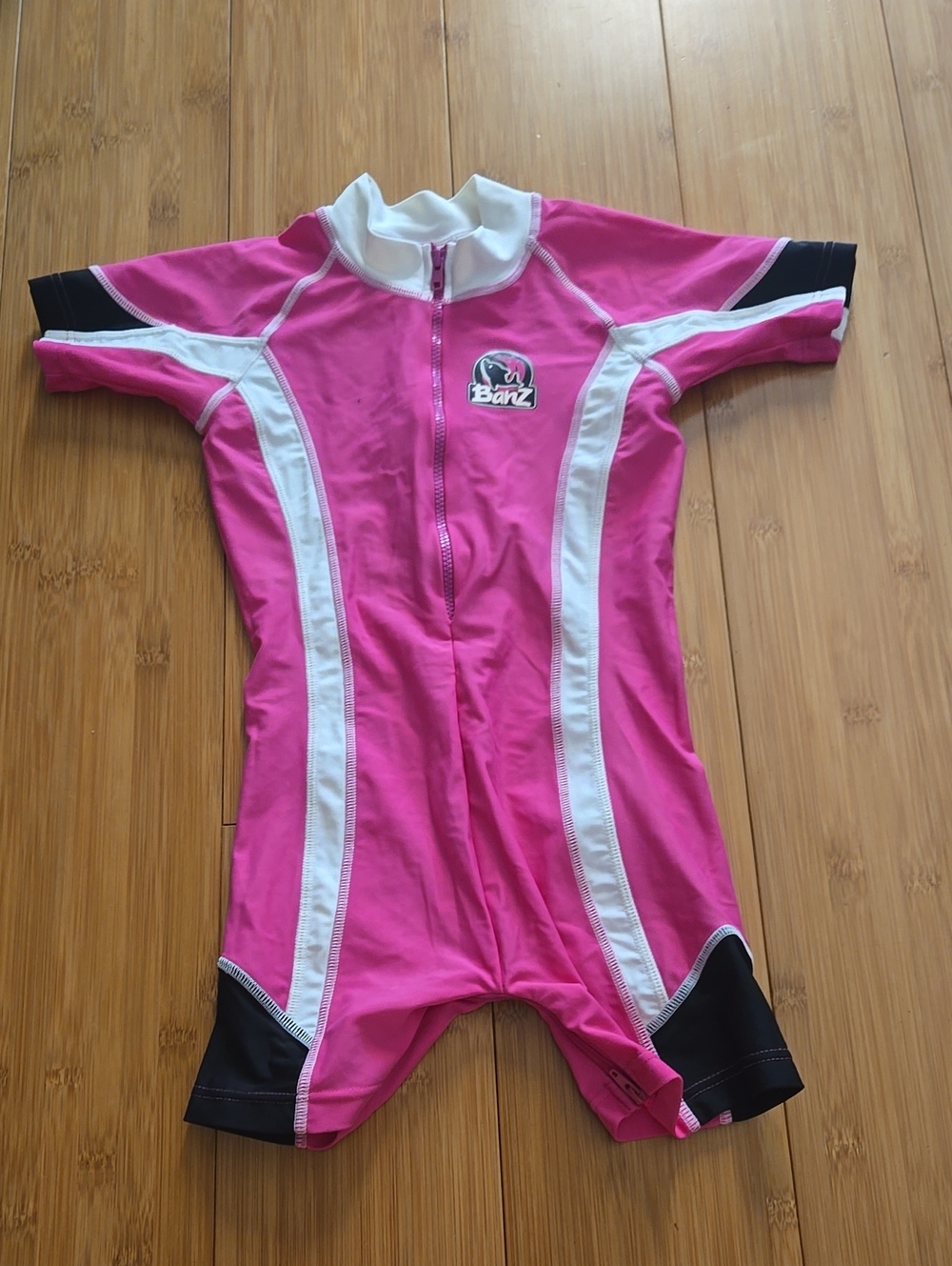 BaBy BanZ Pink Toddler One Piece Rash Guard - 2T
